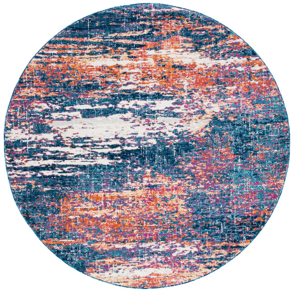 Safavieh Clearance Evoke EVK272N Navy Rug