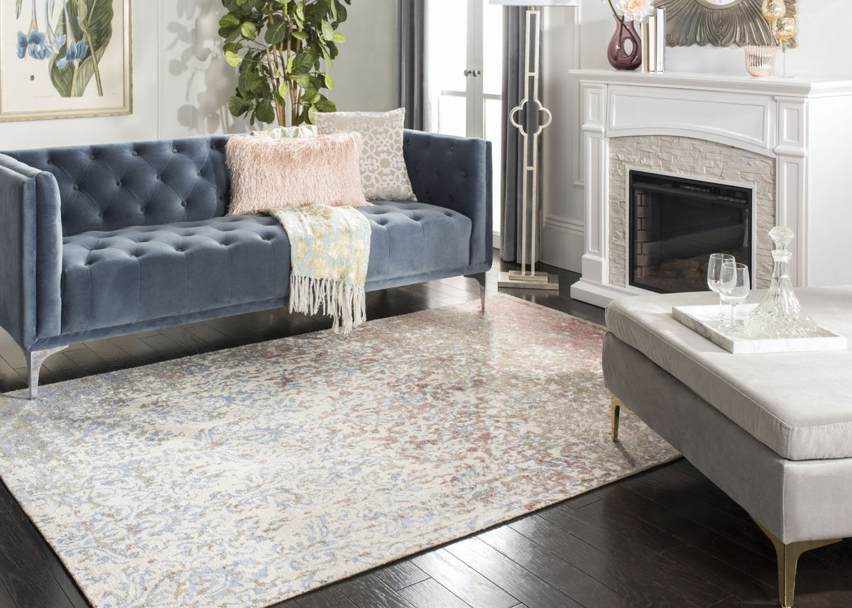 safavieh clearance expression exp477m ivory blue rug
