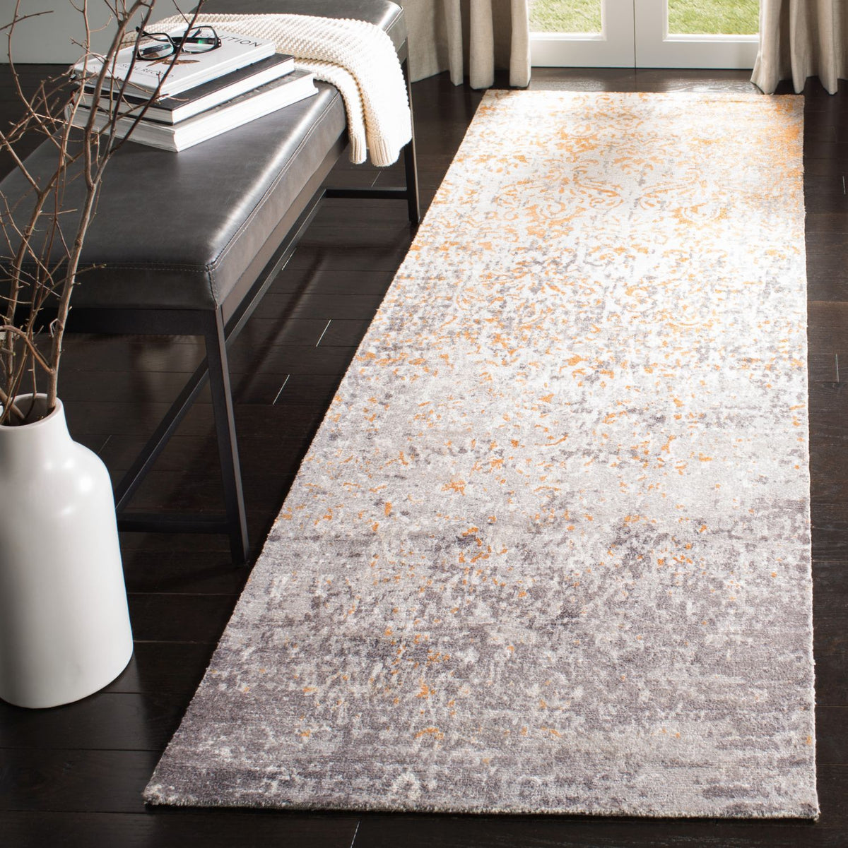 safavieh clearance expression exp477p ivory rust rug