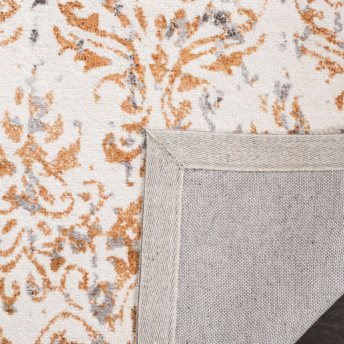 safavieh clearance expression exp477p ivory rust rug