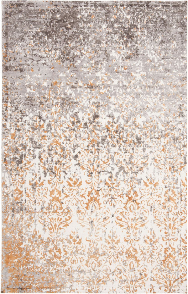 safavieh clearance expression exp477p ivory rust rug