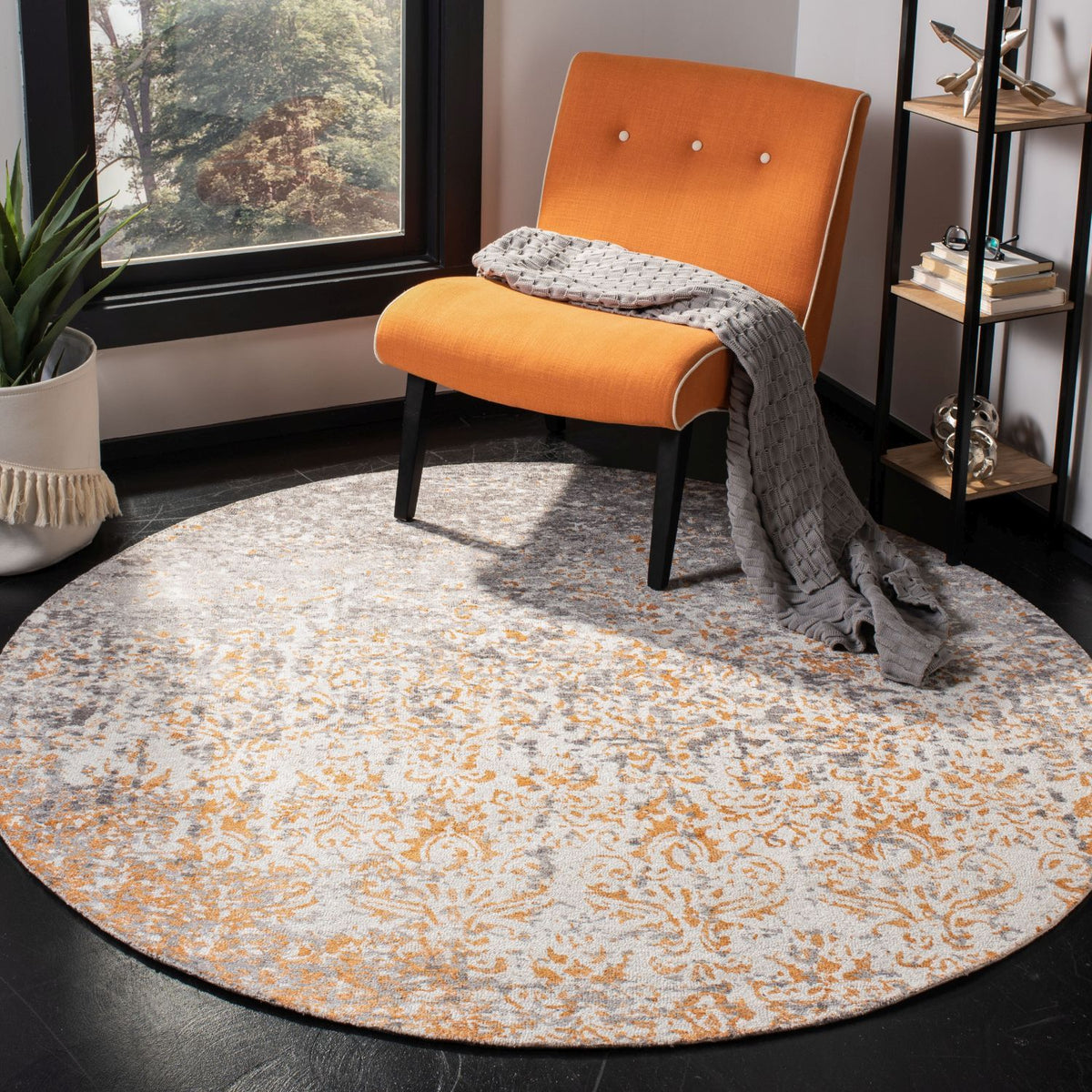 safavieh clearance expression exp477p ivory rust rug