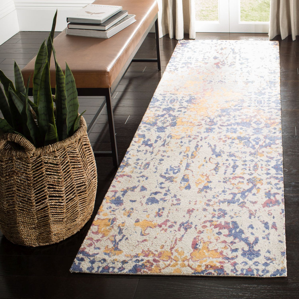 safavieh clearance expression exp478n ivory navy rug