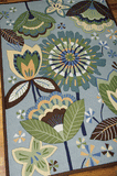 Nourison Sale Fantasy FA-12 Aqua Rug