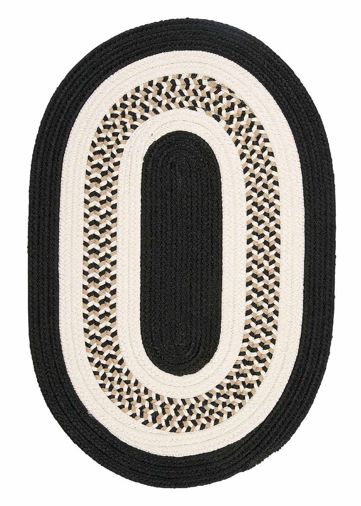 colonial mills flowers bay fb41 black rug