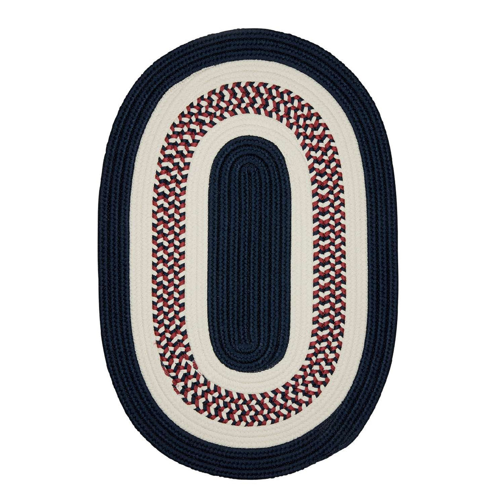 colonial mills flowers bay fb50 patriot blue rug