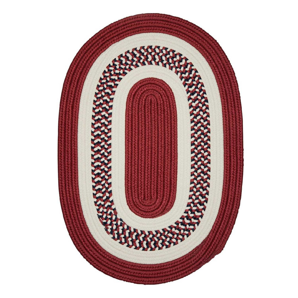 colonial mills flowers bay fb70 patriot red rug