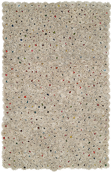 HRI Romeo FF6 White Rug