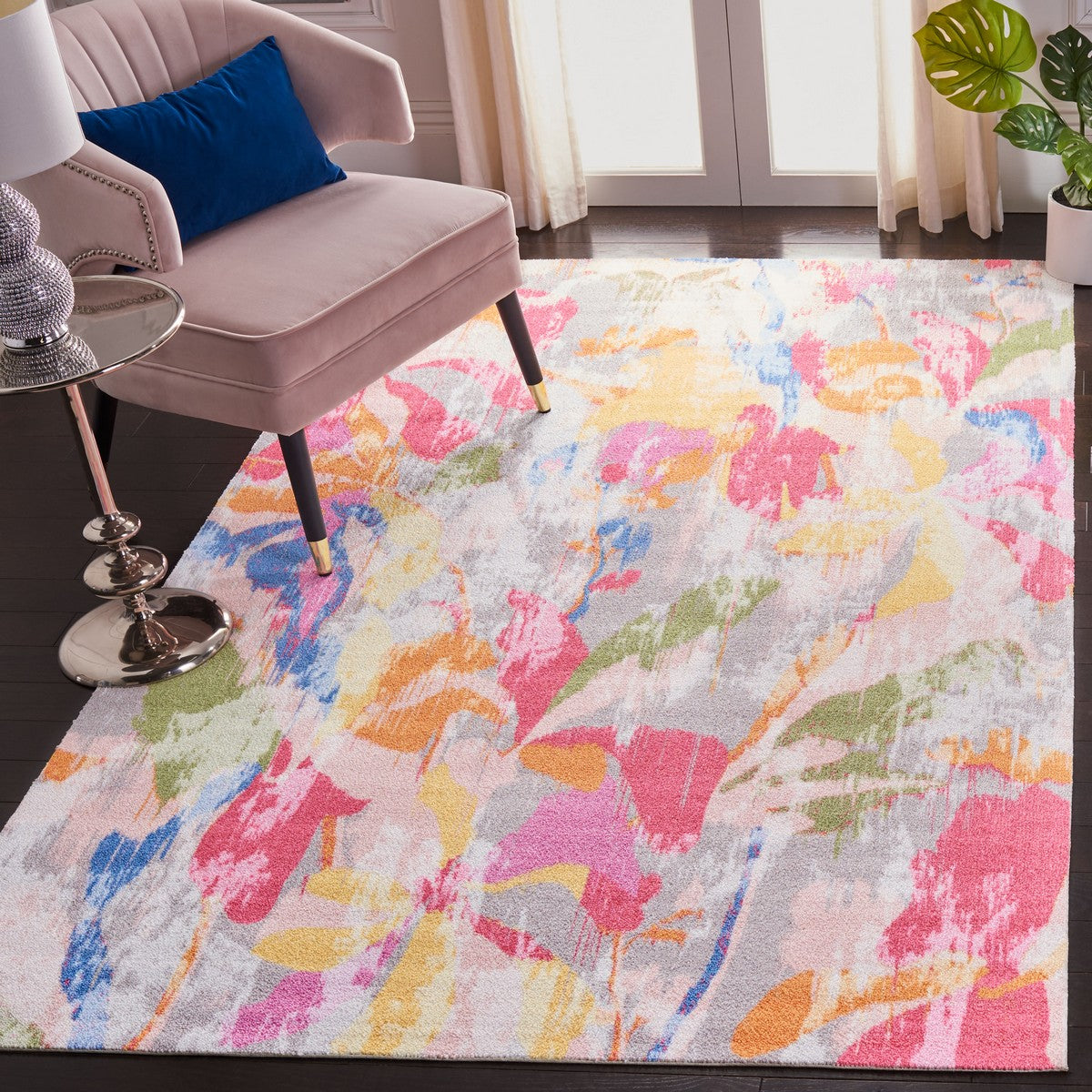 safavieh clearance florist fls152u pink rug