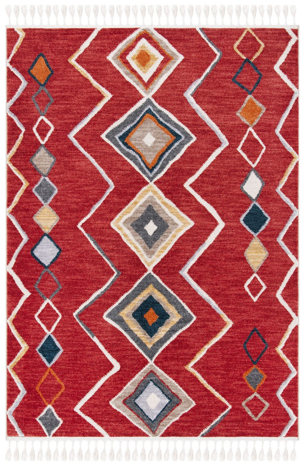 safavieh clearance farmhouse fmh599q red rug