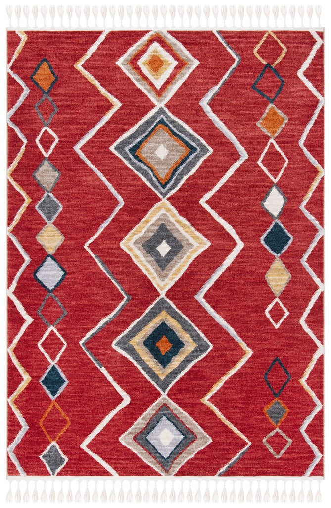 safavieh clearance farmhouse fmh599q red rug