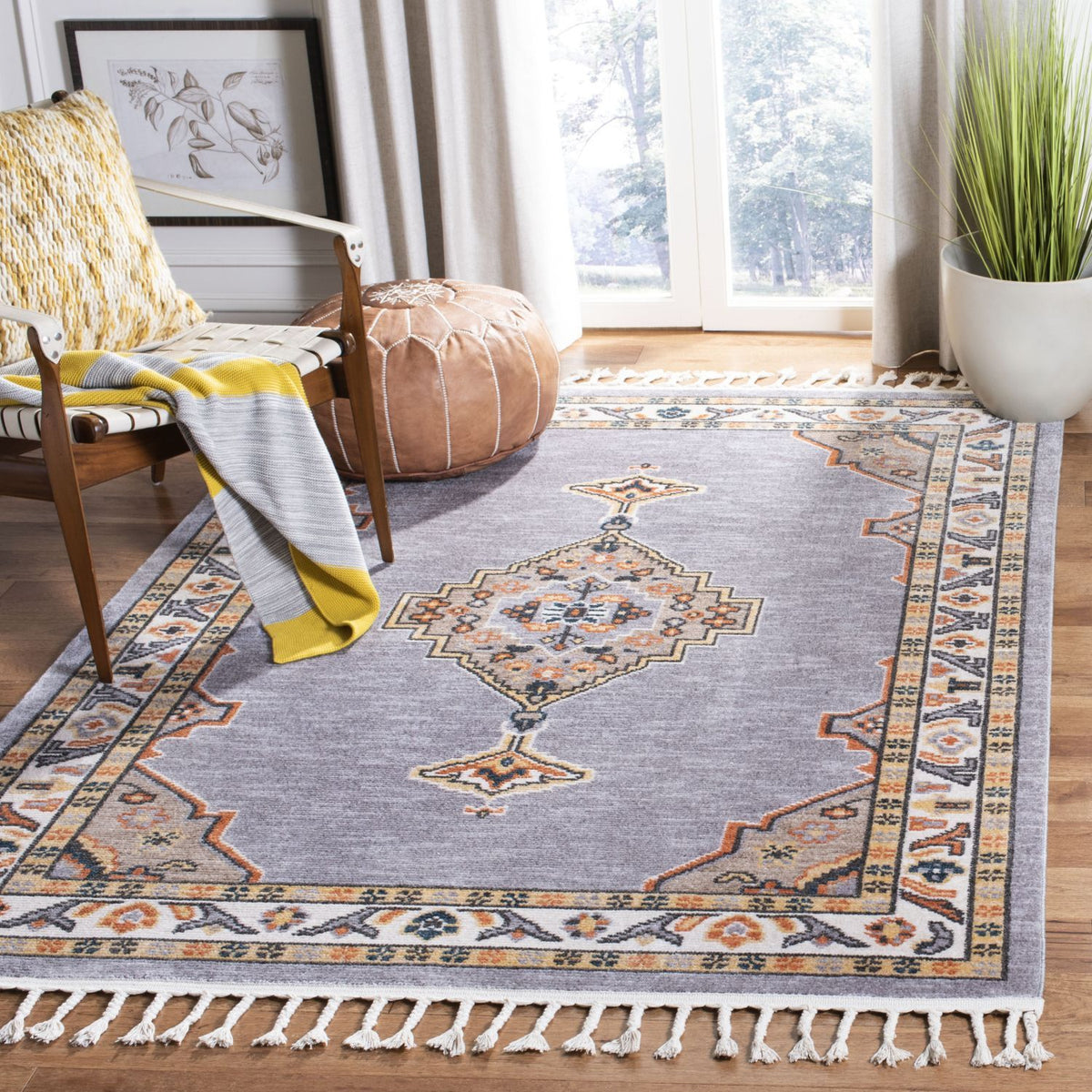 safavieh clearance farmhouse 800 fmh830e grey orange rug