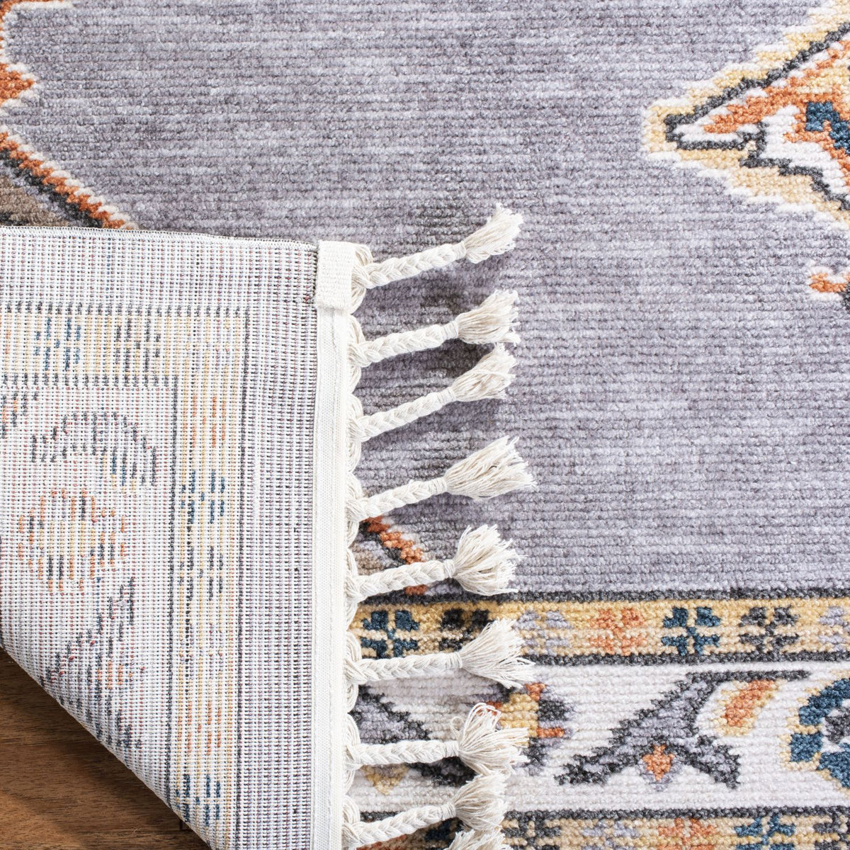 safavieh clearance farmhouse 800 fmh830e grey orange rug