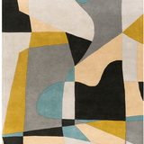 Surya Rug Co. Forum Teal Rug | Beige Rugs | Rugs Done Right 