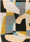 Surya Rug Co. Forum Teal Rug | Beige Rugs | Rugs Done Right 