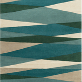 Surya Rug Co. Forum Teal Rug | Ivory Rugs | Rugs Done Right 