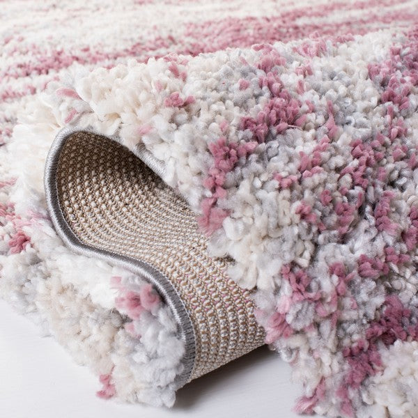 safavieh clearance fontana shag fnt875u pink rug