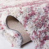 safavieh clearance fontana shag fnt875u pink rug