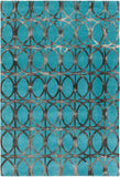 chandra fran fra 42100 teal rug