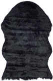 Safavieh Clearance Faux Sheep Skin FSS115B Black Rug