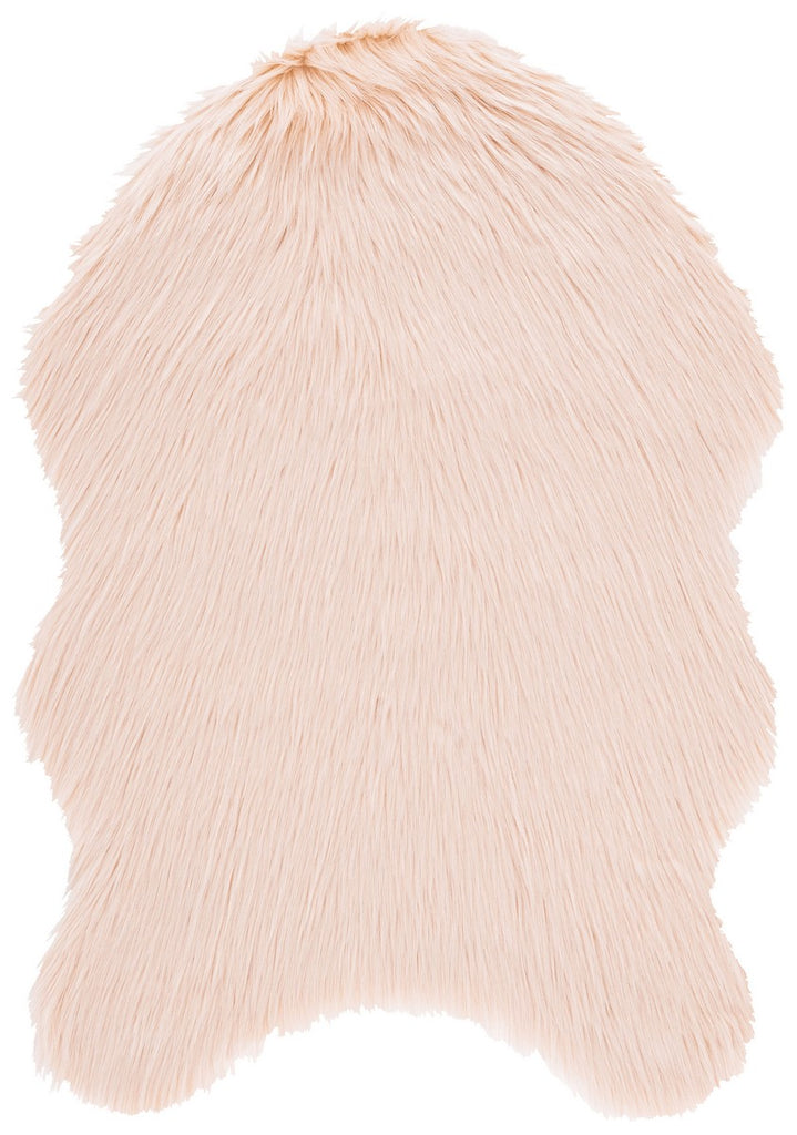 safavieh clearance faux sheep skin fss115u light pink rug