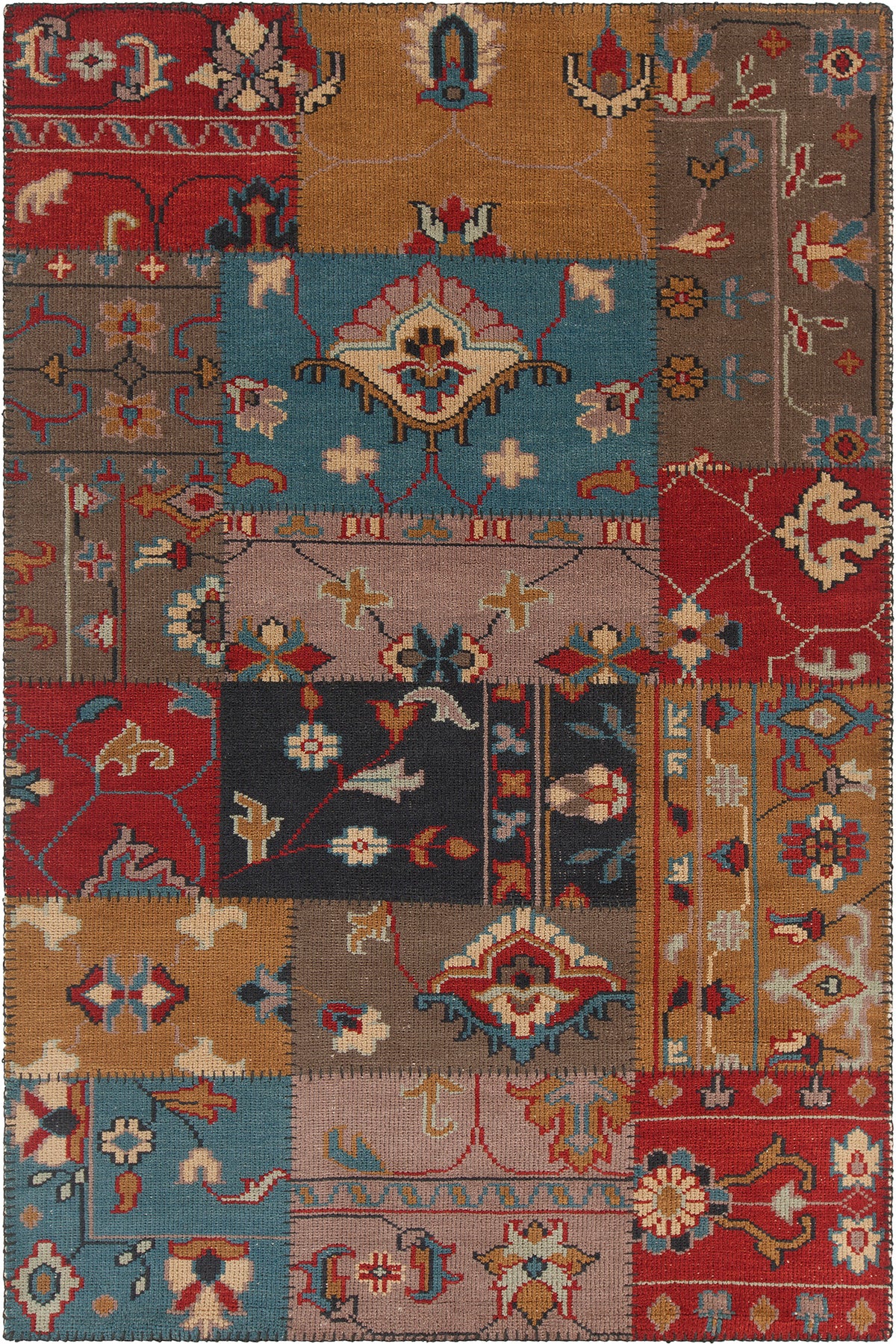chandra fusion fus 26301 red rug
