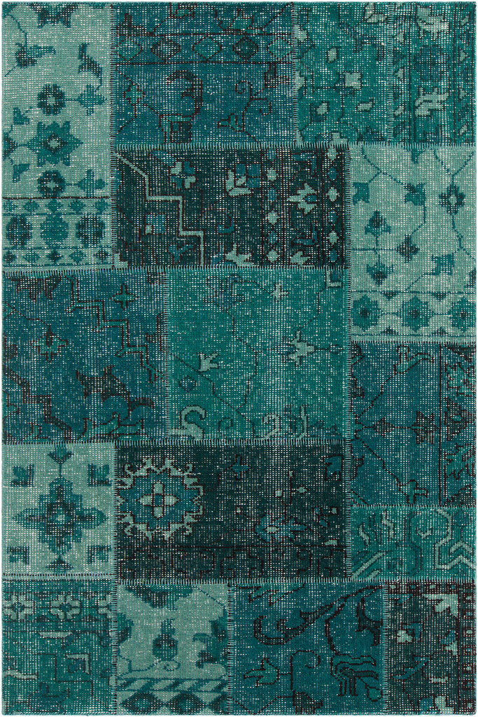 chandra fusion fus 26303 teal rug