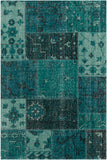 chandra fusion fus 26303 teal rug
