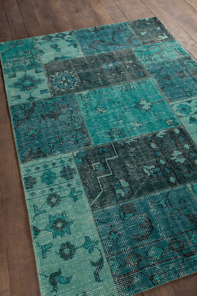 chandra fusion fus 26303 teal rug