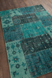 chandra fusion fus 26303 teal rug