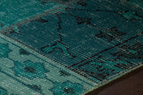 chandra fusion fus 26303 teal rug