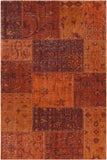 chandra fusion fus 26305 orange rug