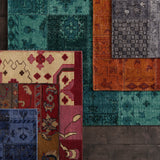 chandra fusion fus 26301 red rug