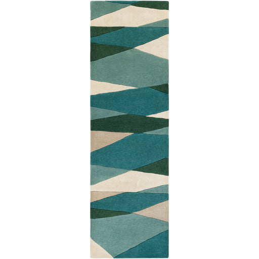 Surya Rug Co. Forum Teal Rug | Runner Rugs | Rugs Done Right 
