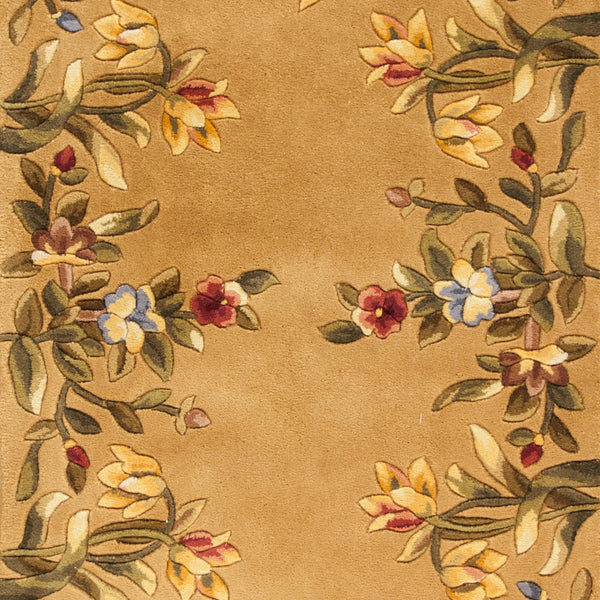 Kas Clearance Emerald 9080 Gold Rug