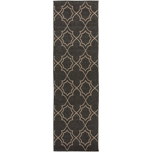 Surya Rug Co. Alfresco Runner Black Rug | Runner Rugs | Rugs Done Right 