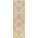 Surya Rug Co. Caesar Runner Light Beige Rug | Runner Rugs | Rugs Done Right 