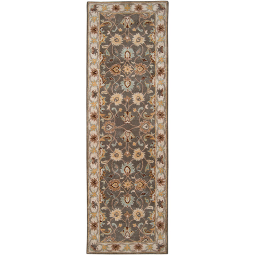 Rectangular Hand Tufted Surya Charcoal Rug | Persian Rugs | Rugs Done Right