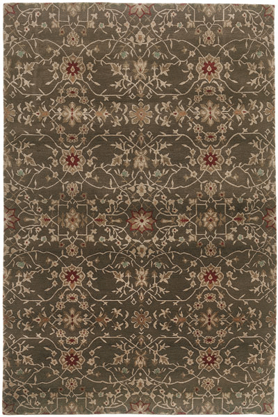 Tibet Rug Company 80 CT Filigree Green Rug