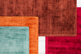chandra gelco gel 35403 terracotta rug