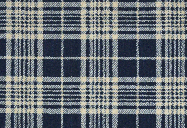 Rugs Done Right Custom Gingham Plaid GINGP Navy Rug
