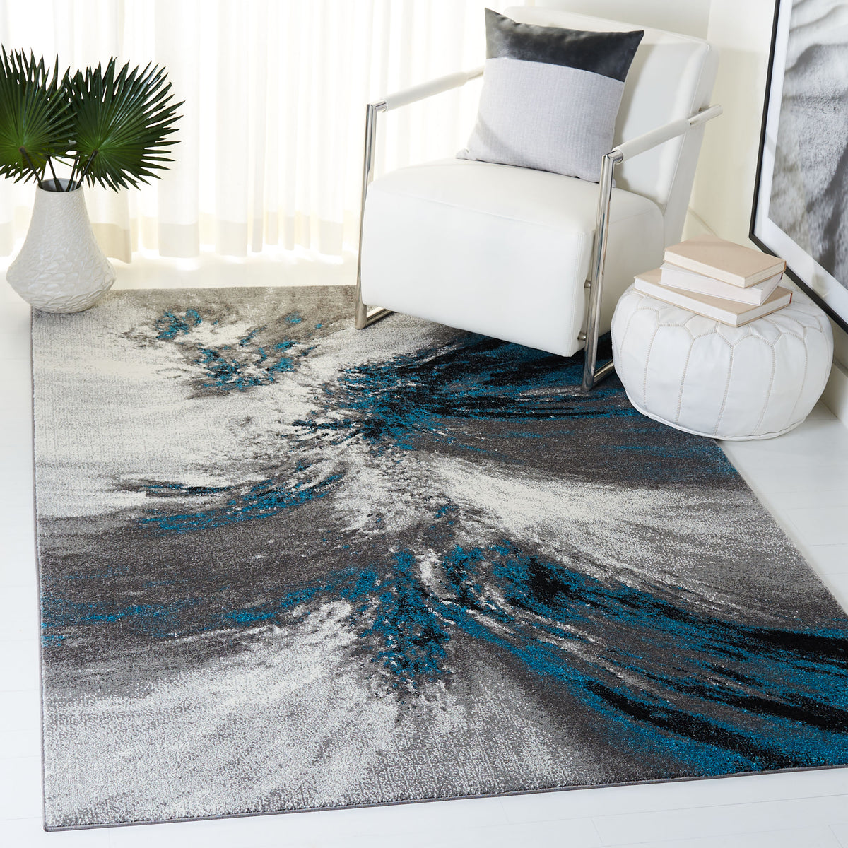 Safavieh Clearance Glacier GLA127M Blue Rug