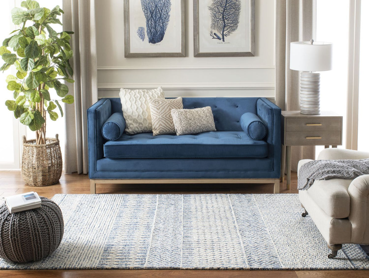safavieh clearance glamour glm538n navy ivory rug