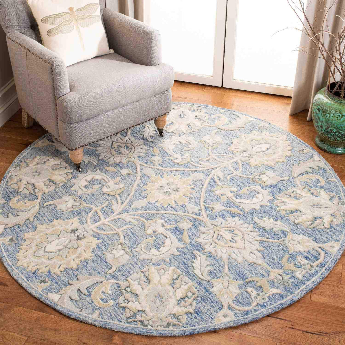 safavieh clearance glamour glm624m blue rug