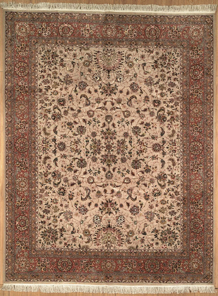 Shalom Brothers Tabriz GS23-12 Khaki Green Rug