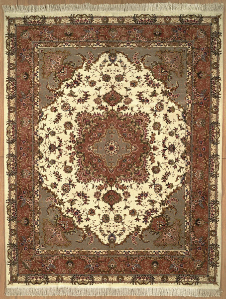 Shalom Brothers Tabriz GS23-27 Light Green Rug