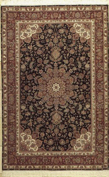 Shalom Brothers Tabriz GS23-9D Navy Rug