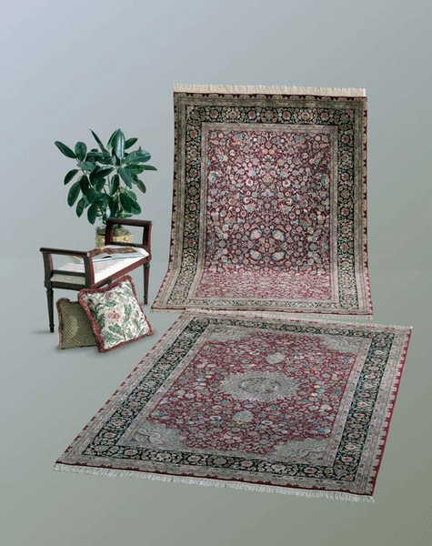 Shalom Brothers 60 Raj GS26-K3A Burgundy Rug