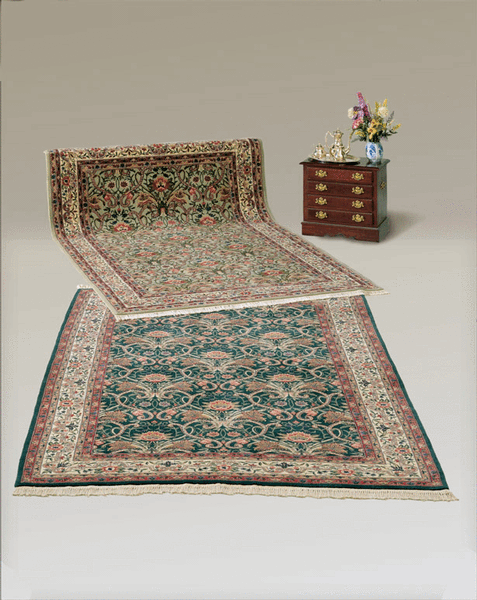 Shalom Brothers Varamin GS-16-8 Light Green Rug