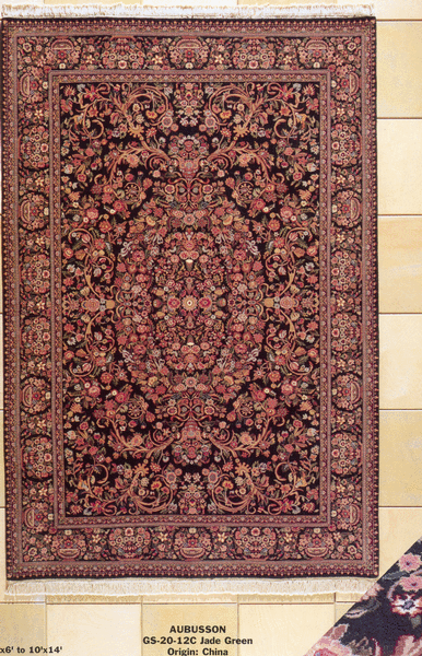Shalom Brothers Yazd GS-20-12C Forest Green Rug